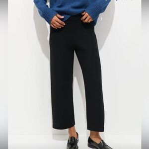 NWT Alex Mill Olivia sweater pant in cotton cashmere black